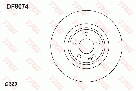 TRW DF8074S - Discofreno autozon.pro