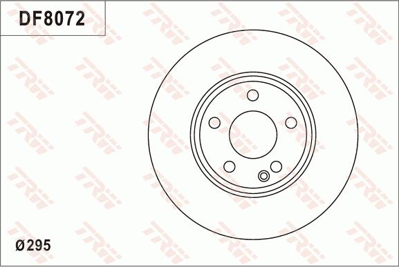 TRW DF8072S - Discofreno autozon.pro