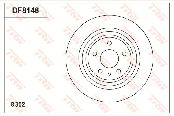 TRW DF8148S - Discofreno autozon.pro