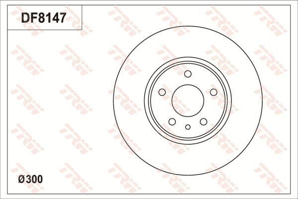 TRW DF8147S - Discofreno autozon.pro