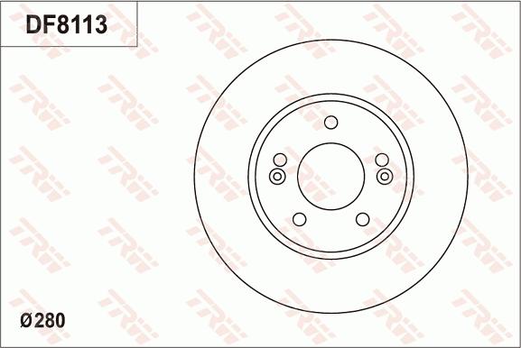 TRW DF8113 - Discofreno autozon.pro