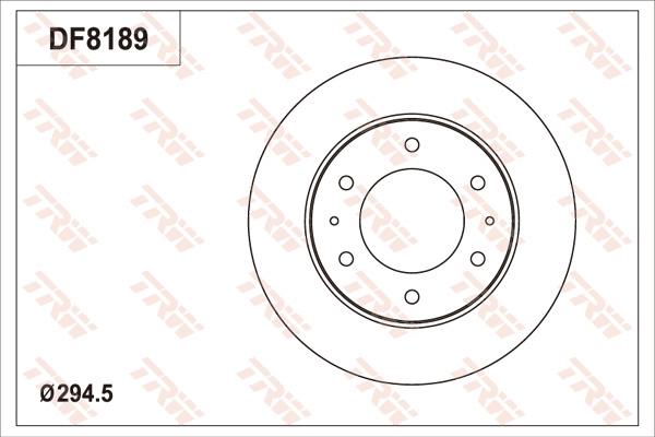 TRW DF8189 - Discofreno autozon.pro