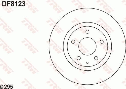 TRW DF8123 - Discofreno autozon.pro