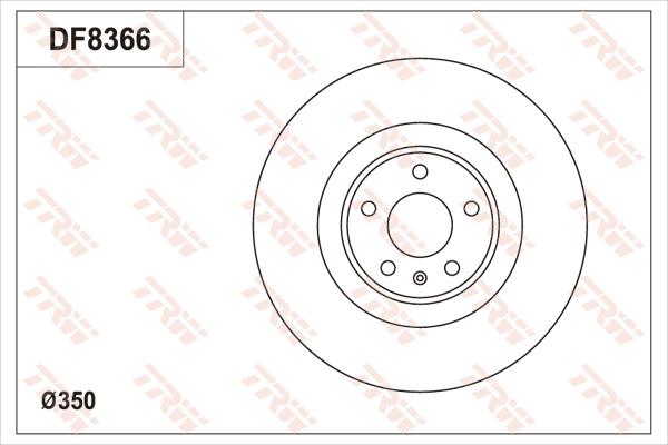 TRW DF8366S - Discofreno autozon.pro