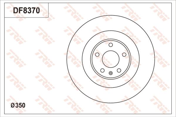 TRW DF8370S - Discofreno autozon.pro