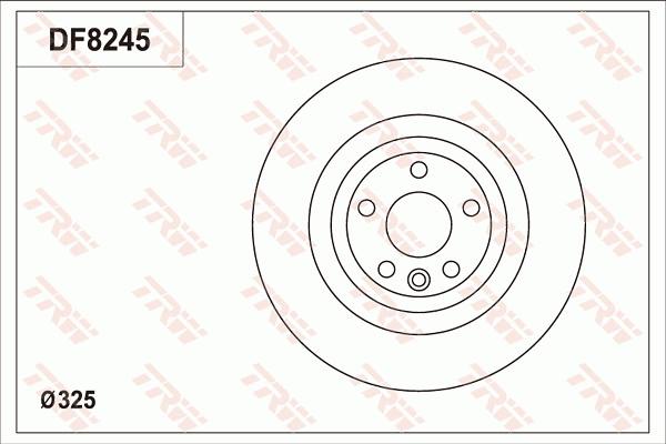 TRW DF8245S - Discofreno autozon.pro