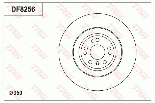 TRW DF8256S - Discofreno autozon.pro