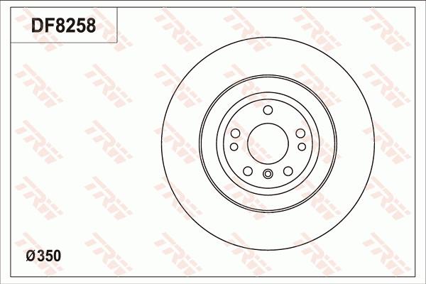 TRW DF8258S - Discofreno autozon.pro