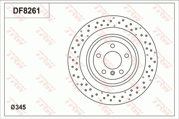 TRW DF8261S - Discofreno autozon.pro