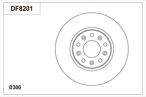 TRW DF8201S - Discofreno autozon.pro