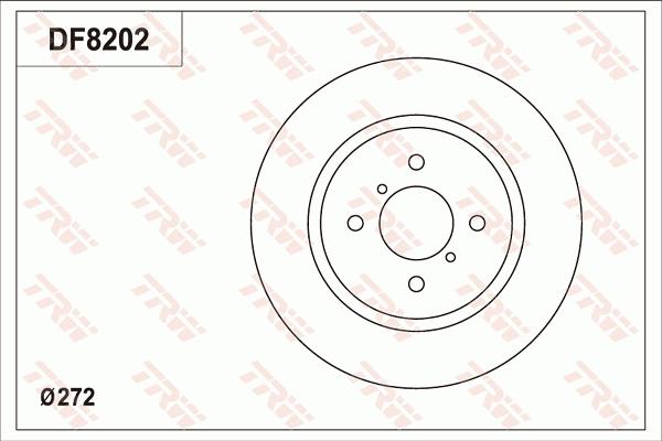 TRW DF8202 - Discofreno autozon.pro