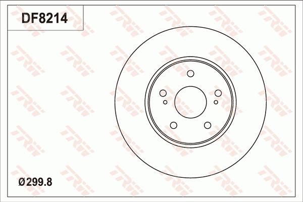 TRW DF8214 - Discofreno autozon.pro