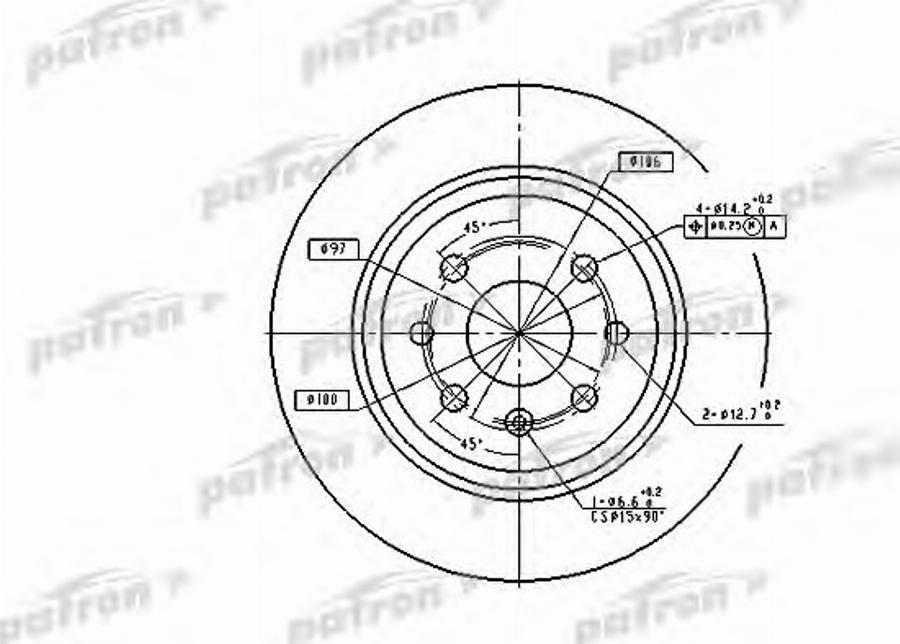 TRW DF2772BP - Discofreno autozon.pro