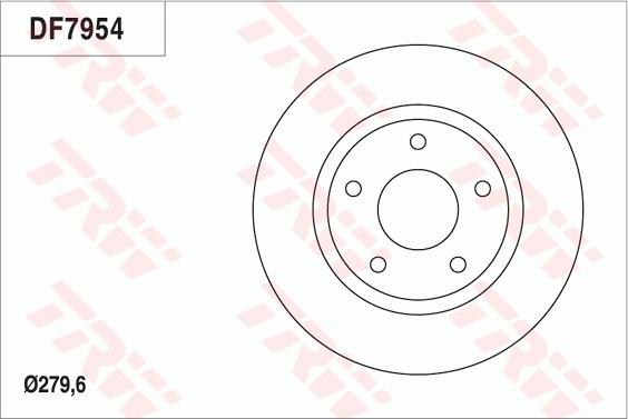 TRW DF7954 - Discofreno autozon.pro