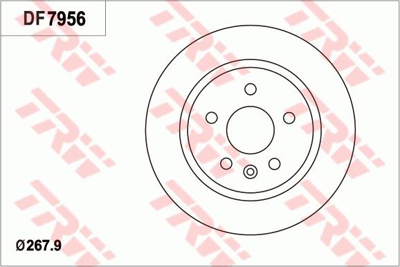 TRW DF7956 - Discofreno autozon.pro