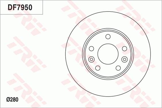 TRW DF7950 - Discofreno autozon.pro