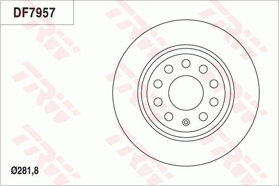 TRW DF7957 - Discofreno autozon.pro