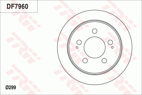 TRW DF7960 - Discofreno autozon.pro