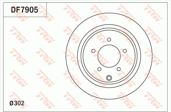 TRW DF7905 - Discofreno autozon.pro