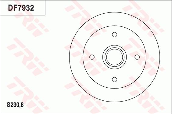 TRW DF7932 - Discofreno autozon.pro