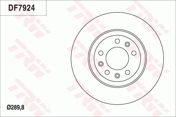 TRW DF7924 - Discofreno autozon.pro