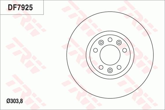 TRW DF7925 - Discofreno autozon.pro