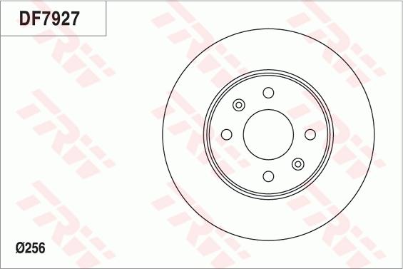 TRW DF7927 - Discofreno autozon.pro