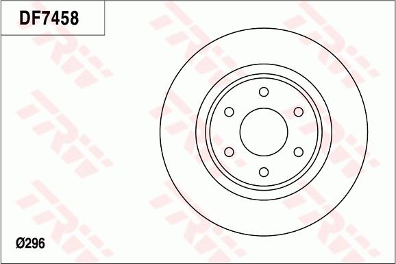 TRW DF7458 - Discofreno autozon.pro