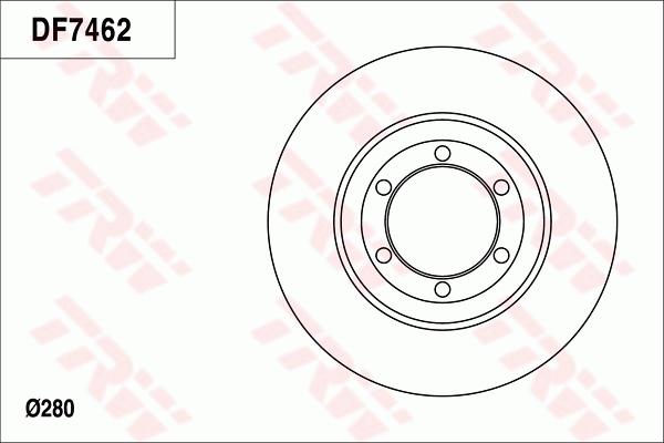 TRW DF7462 - Discofreno autozon.pro