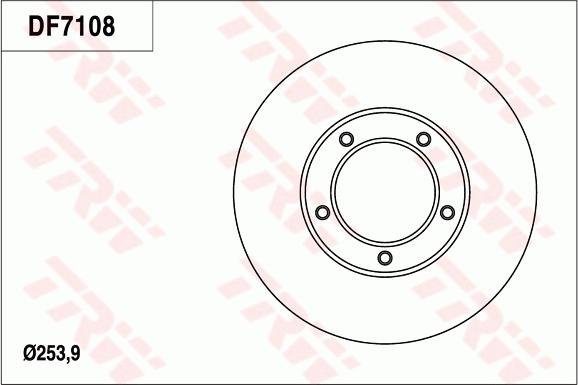 TRW DF7108 - Discofreno autozon.pro