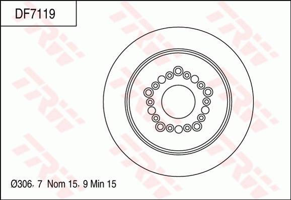 TRW DF7119 - Discofreno autozon.pro