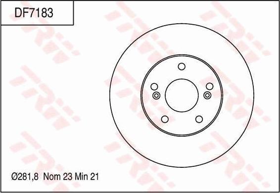 TRW DF7183 - Discofreno autozon.pro