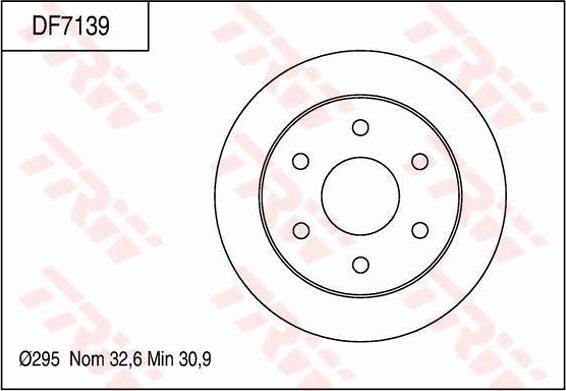 TRW DF7139 - Discofreno autozon.pro