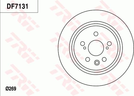 TRW DF7131 - Discofreno autozon.pro