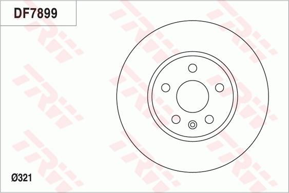 TRW DF7899 - Discofreno autozon.pro