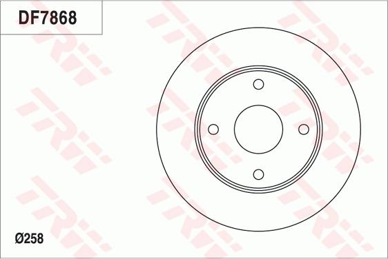 TRW DF7868 - Discofreno autozon.pro