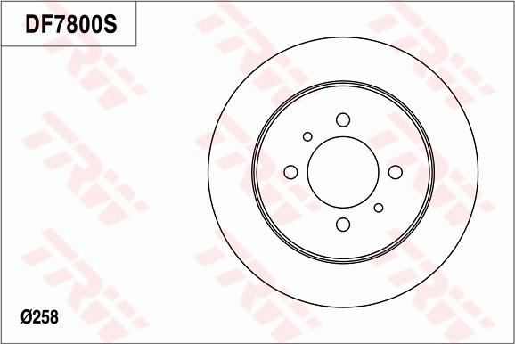 TRW DF7800 - Discofreno autozon.pro