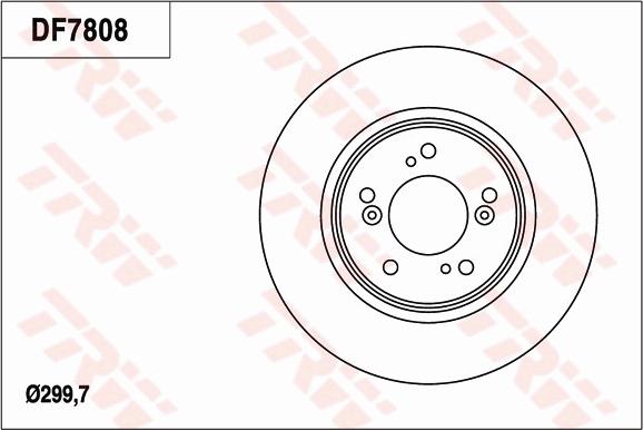 TRW DF7808 - Discofreno autozon.pro