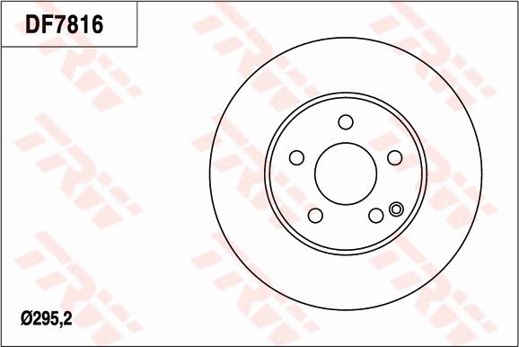 TRW DF7816 - Discofreno autozon.pro