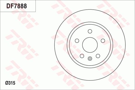 TRW DF7888 - Discofreno autozon.pro