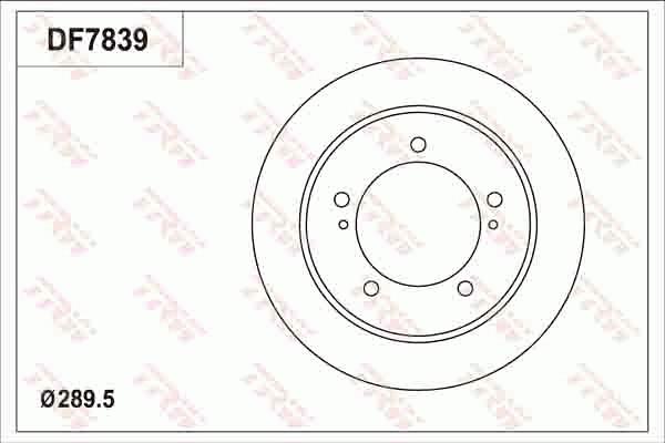 TRW DF7839 - Discofreno autozon.pro