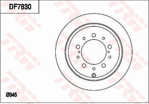 TRW DF7830 - Discofreno autozon.pro