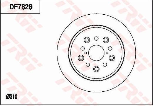 TRW DF7826 - Discofreno autozon.pro