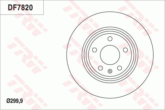 TRW DF7820 - Discofreno autozon.pro