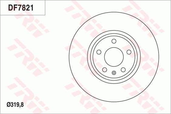 TRW DF7821 - Discofreno autozon.pro