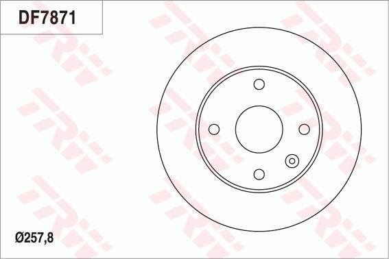 TRW DF7871 - Discofreno autozon.pro