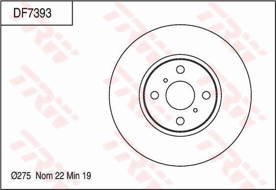 TRW DF7393 - Discofreno autozon.pro