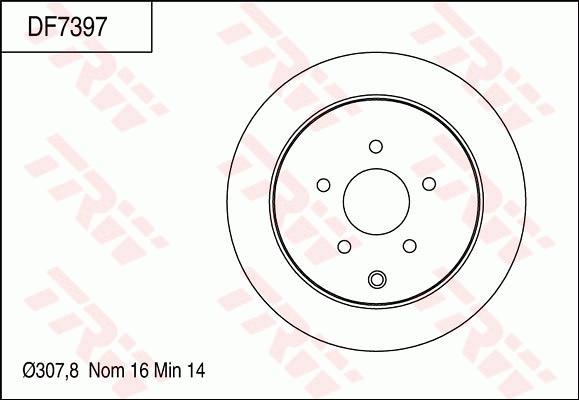 TRW DF7397 - Discofreno autozon.pro