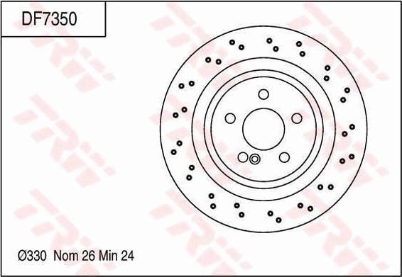 TRW DF7350 - Discofreno autozon.pro