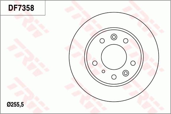 TRW DF7358 - Discofreno autozon.pro